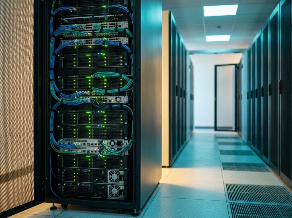 Secure data centre servers for web hosting and business email hosting